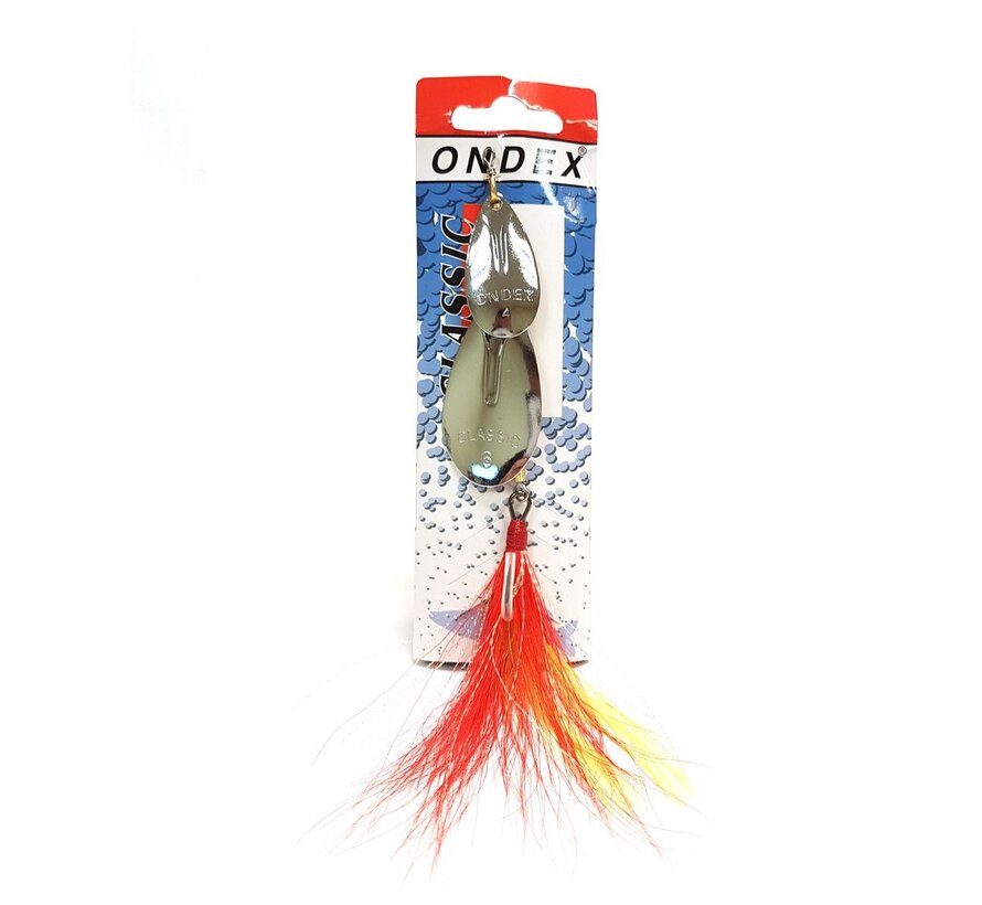 Spinner Tandem Bucktail Maat 6+8
