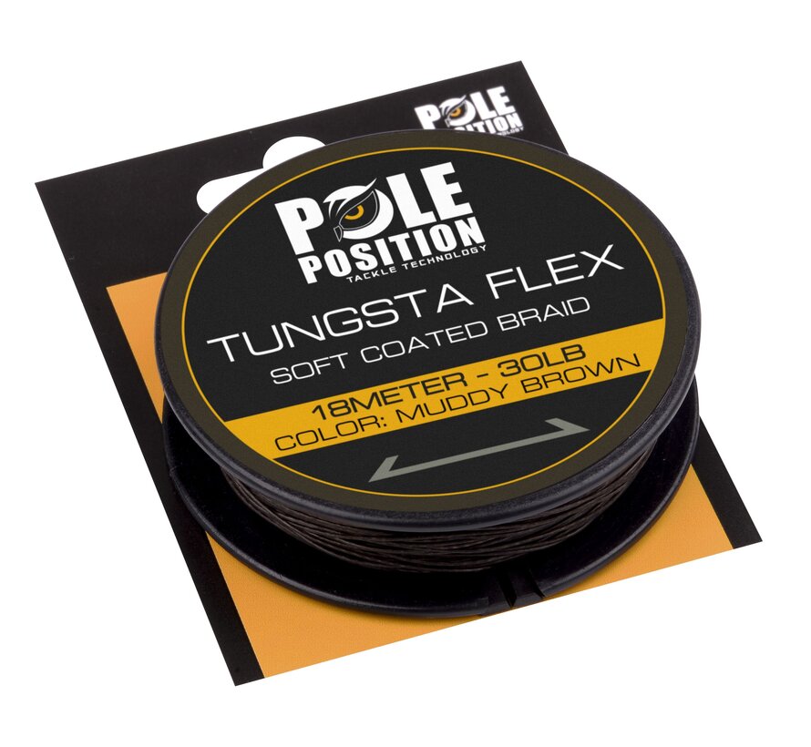 Tungsta Flex Coated Braid Tungstaflex 30LB 18M