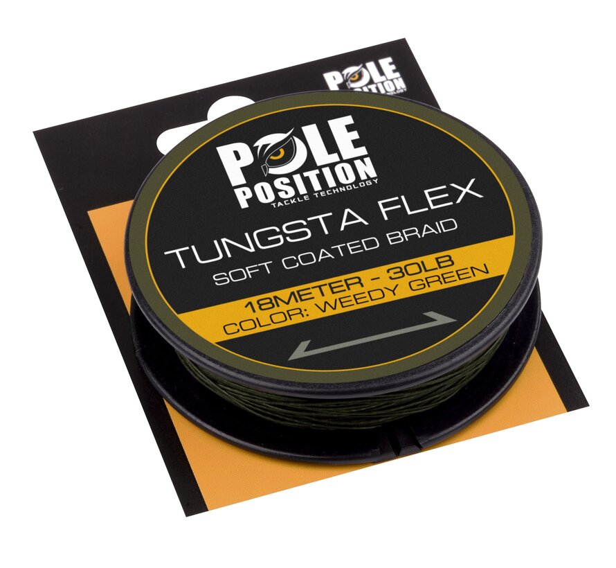 Tungsta Flex Coated Braid Tungstaflex 30LB 18M