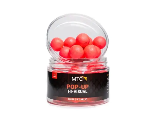 MTC Baits Triple R Garlic  Pop-Up Hi-Visual