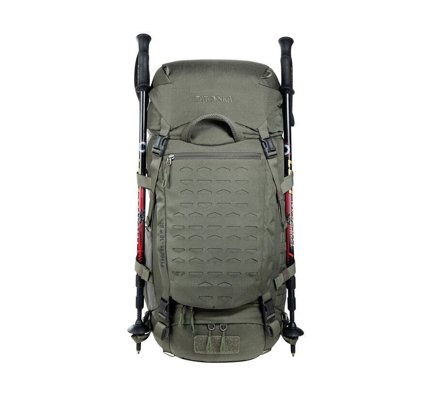 Pyrox 40+10 Women BC Bushcraft Backpack - Stone Grey Olive