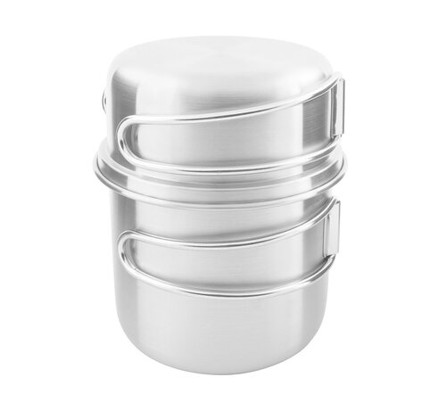 Tatonka Handle Mug 500 Set - Stainless Steel