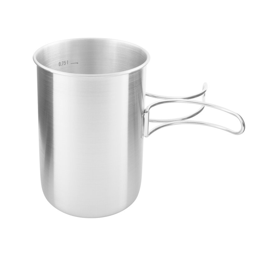 Handle Mug 850 Set - Stainless Steel