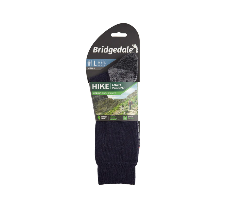 Hike Lightweight Merino Performance Boot - Navy/Grey