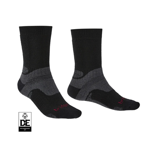 Bridgedale Hike Midweight Merino Performance Boot - Black