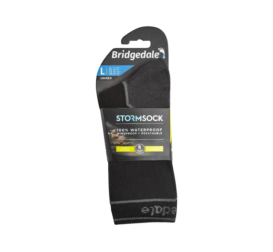 Stormsock Lightweight merino Boot - Black