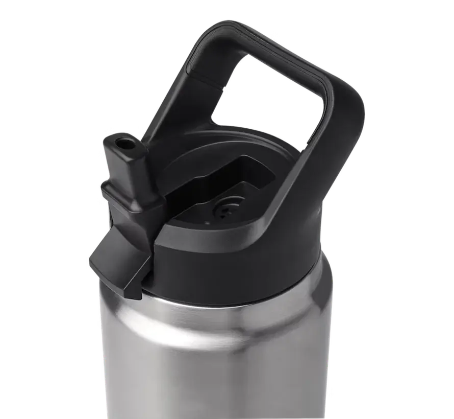 Rambler Bottle Straw Cap V3 - Black