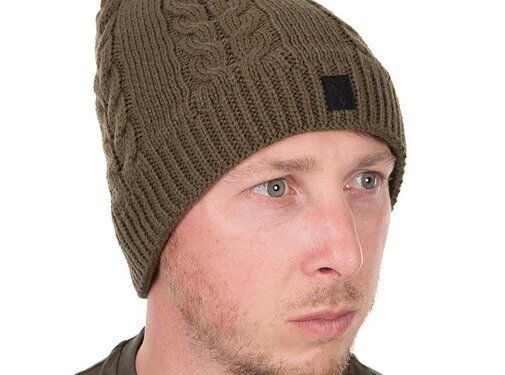 Fox Khaki Knitted Bobble