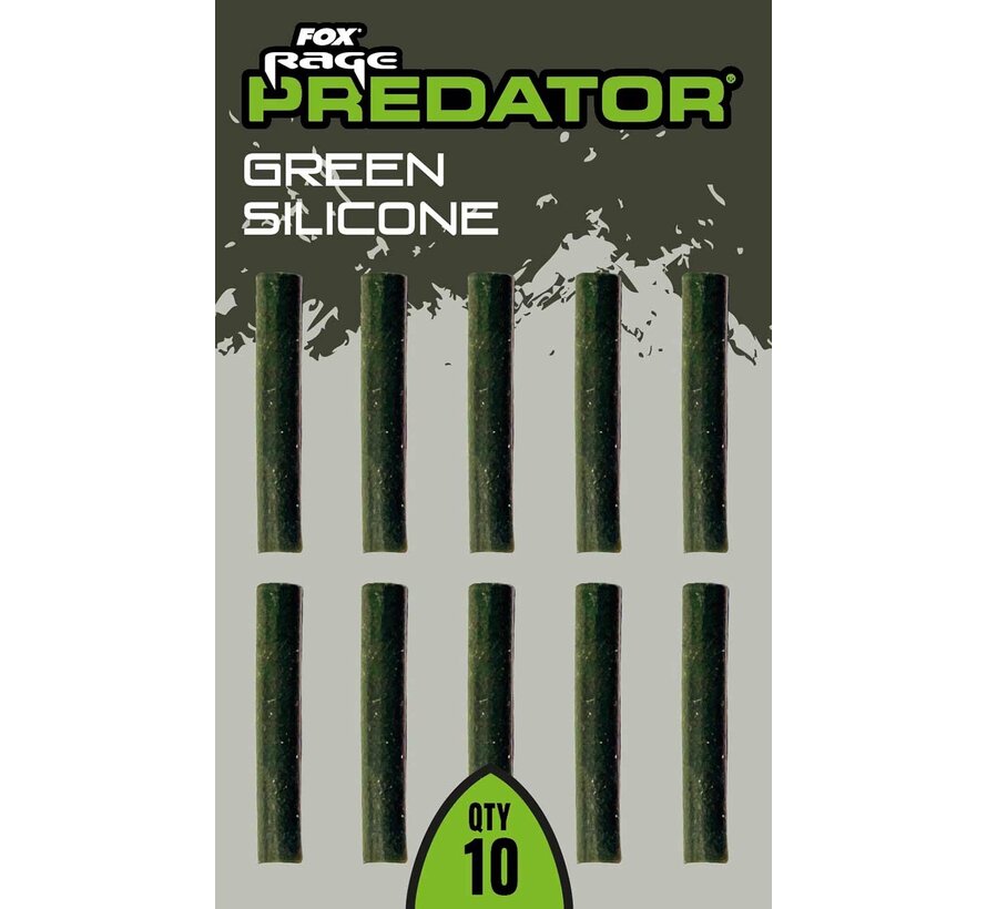 Predator Green Silicone 10pcs