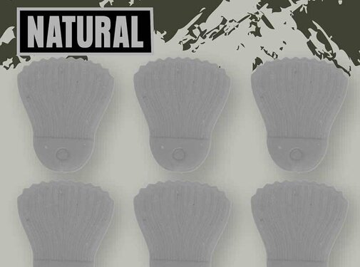 Fox Rage Predator Bait Fins - Natural 25pcs