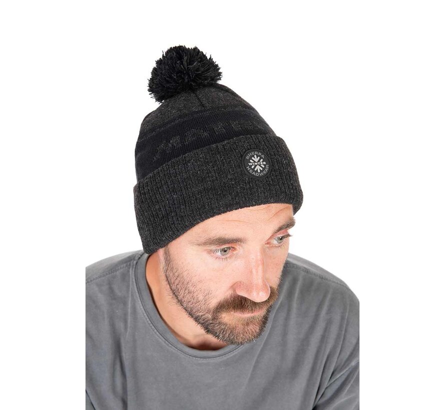 Grey Sherpa Bobble Hat