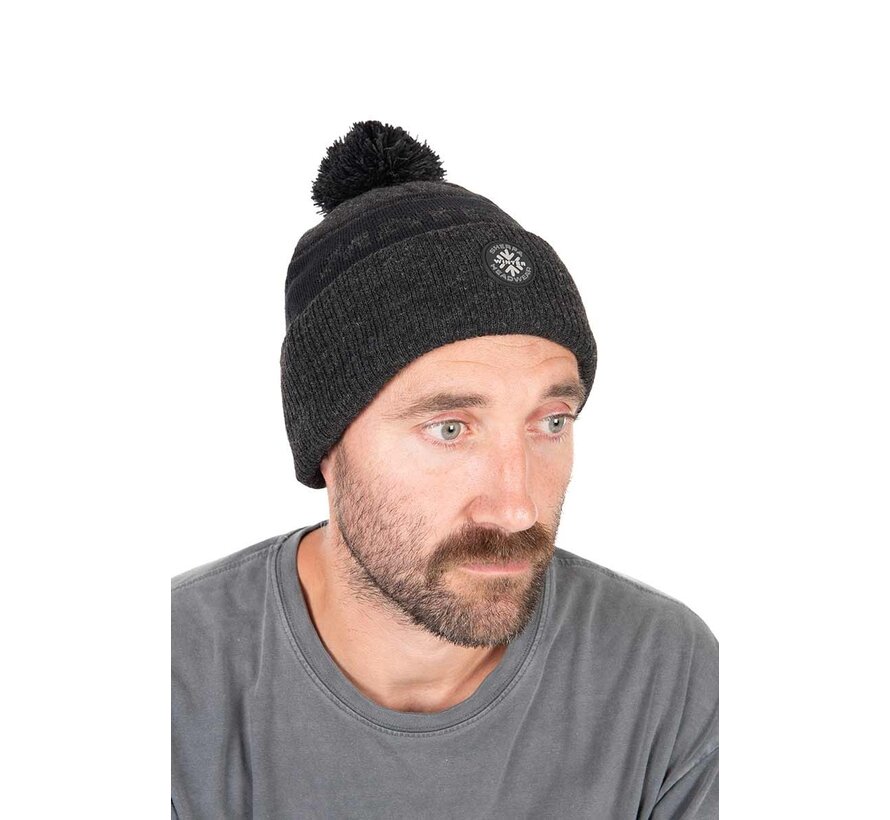 Grey Sherpa Bobble Hat