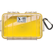 Peli Micro Case 1040 - Yellow / Clear