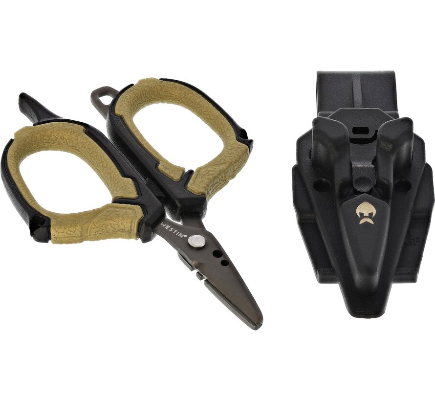 Braid Scissors Incl. Sheath S 3.5"/8.9CM Black Sand