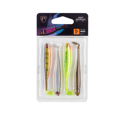 Fox Rage Mini Tiddler Fast Mixed Colour Pack 8CM