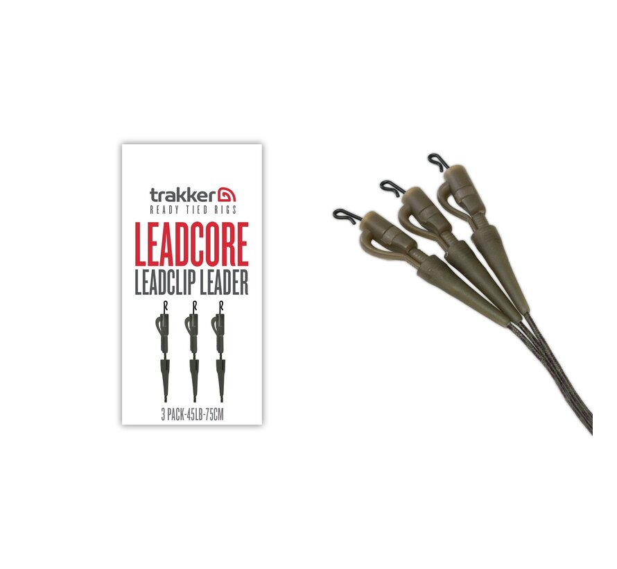 Leadcore Leadclip Leader 3 Pack 75cm