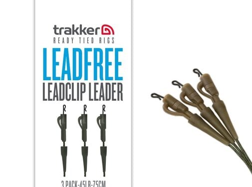 Trakker Leadfree Leadclip Leader 3 Pack 75cm