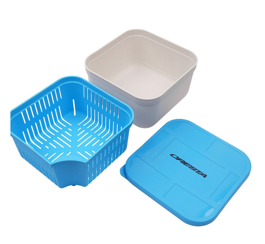 Bait Tub 1600ML Closed Lid + Drain