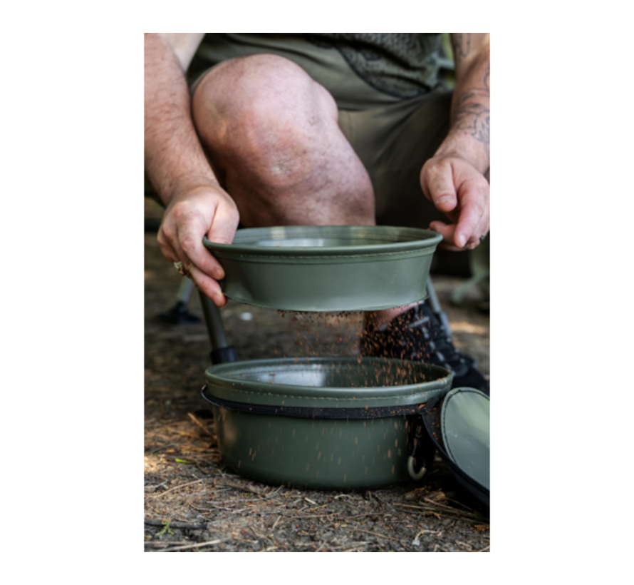 EVA Solid Groundbait Bowl & Riddle