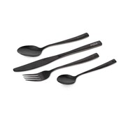 Fox Cookware Black Stainless Cutlery Set