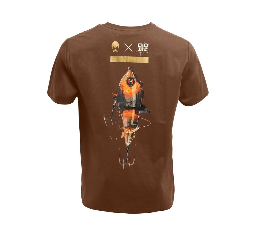 Swimlure T-Shirt Dark Brown