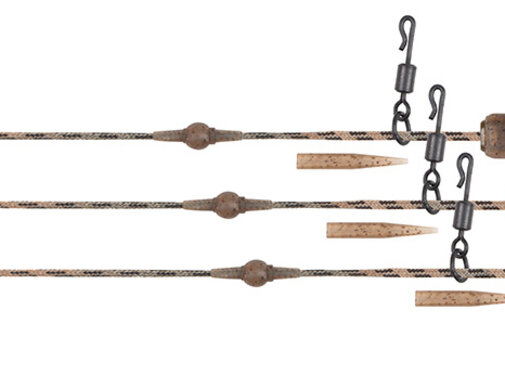 Fox Edges Camo Heli-Clip Rigs 40lb Submerge 3pcs