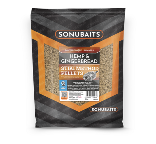 Sonubaits Hemp & Gingerbread Stiki Method Pellets 2mm