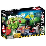 Playmobiel GHOSTBUSTERS - Slimer with Hot Dogs Stand 'PLAYMOBIL' Version 9222