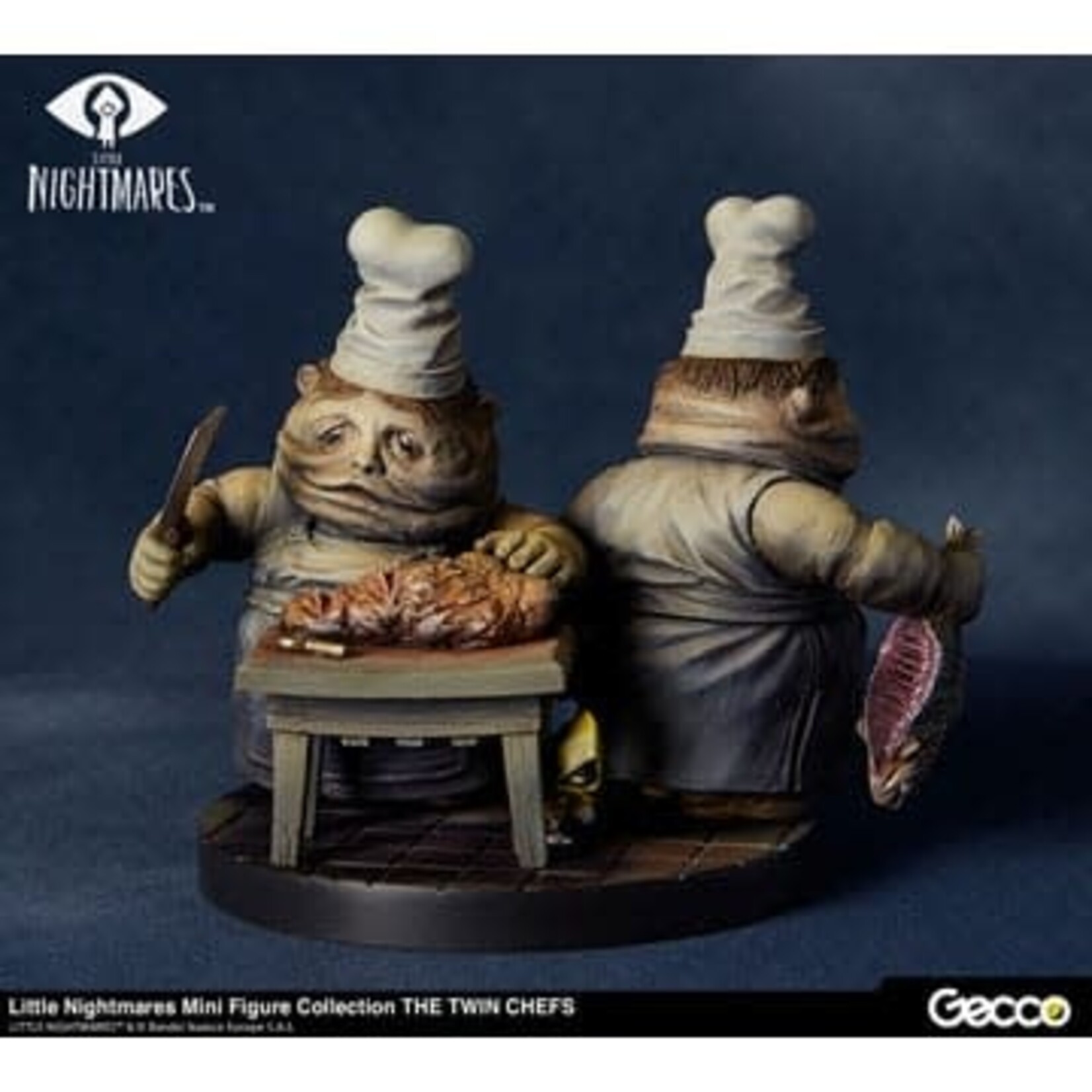 Gecco Little Nightmares Mini Figure Collection PVC Statue The Twin Chefs 7 cm