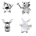 Pokemon 25 years Eevee Silver figure