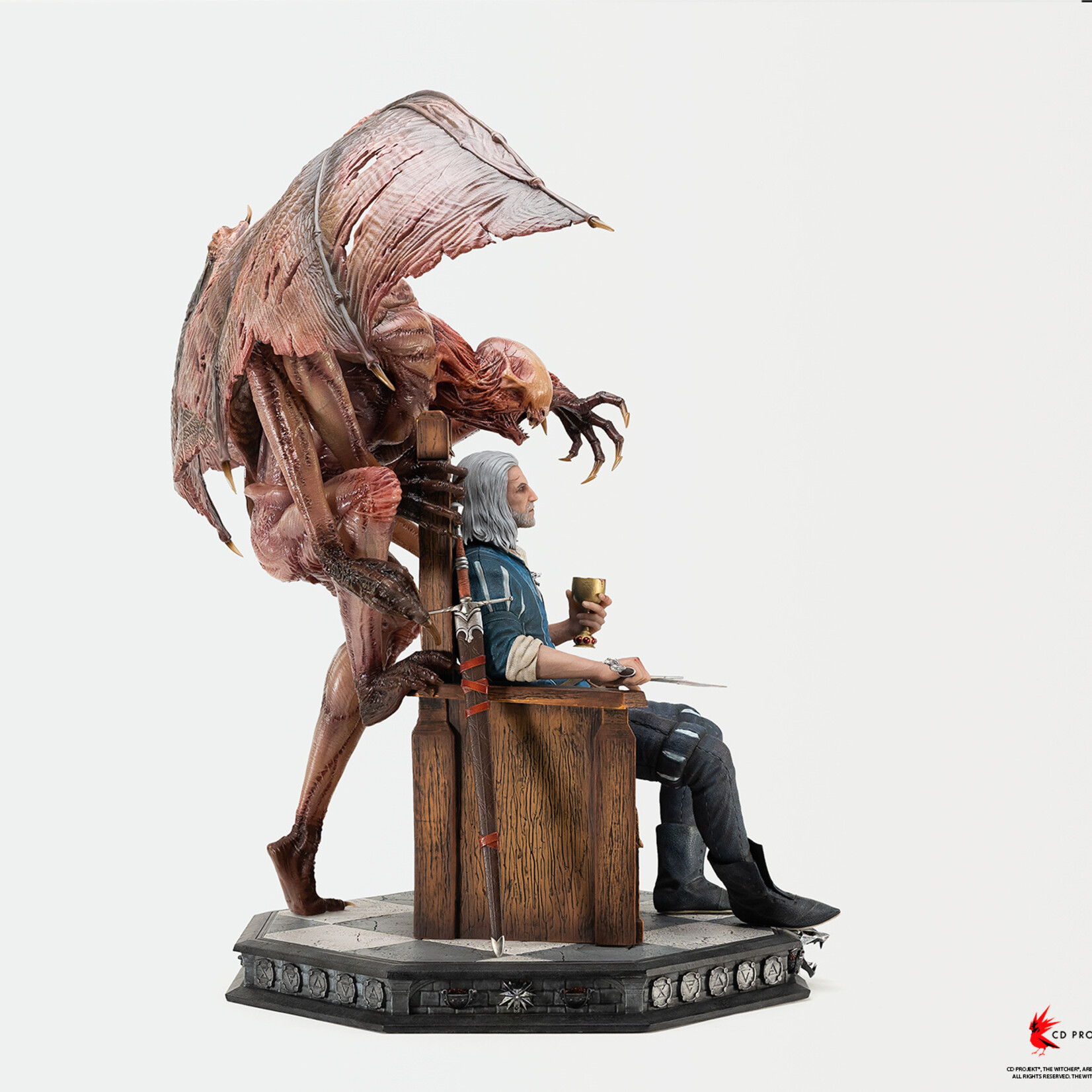 Pure Arts The Witcher 3 - Wild Hunt Geralt 1:4 Scale DELUXE Statue