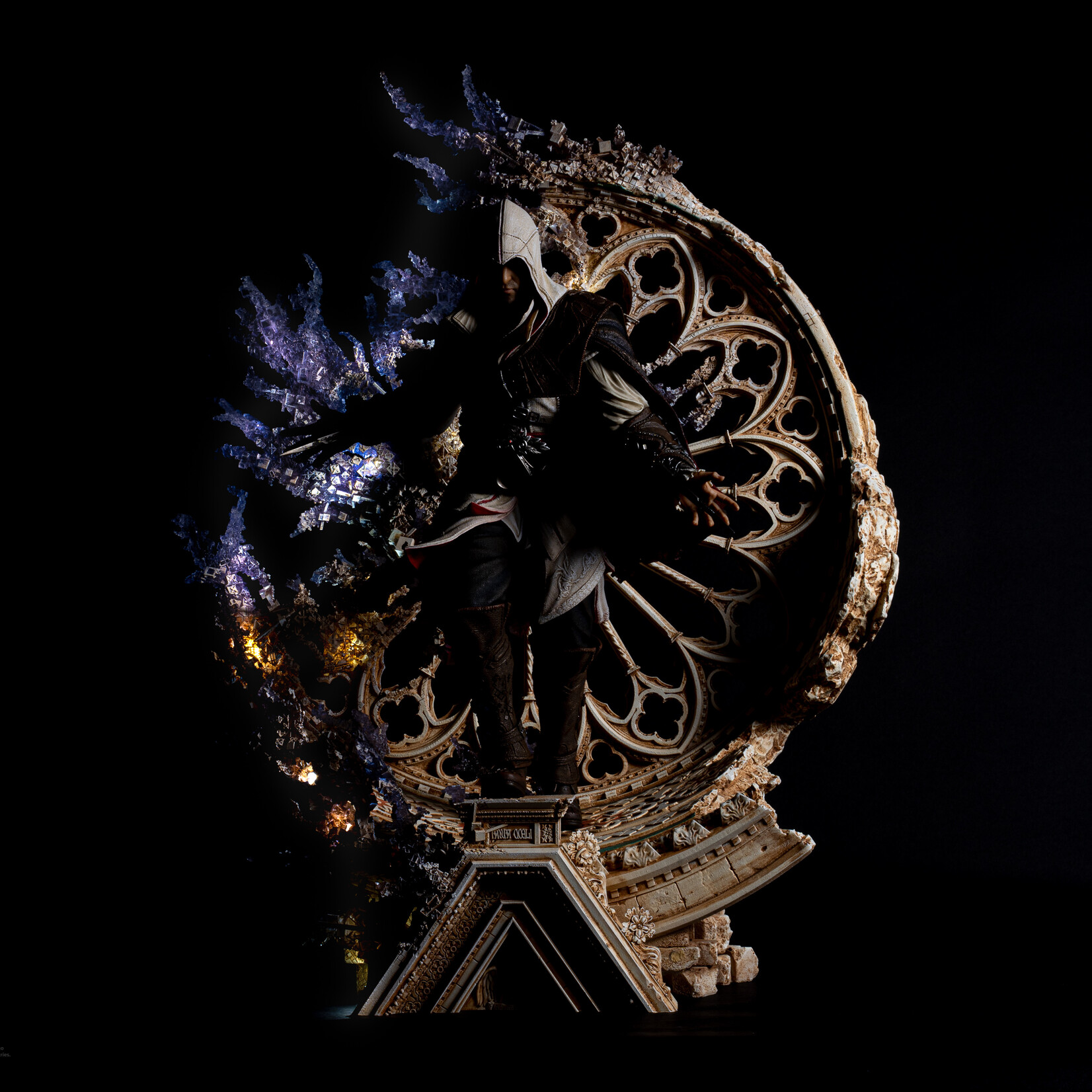 Pure Arts ASSASSIN'S CREED - Ezio Animus - Statue PureArts '70x44,5x81cm'