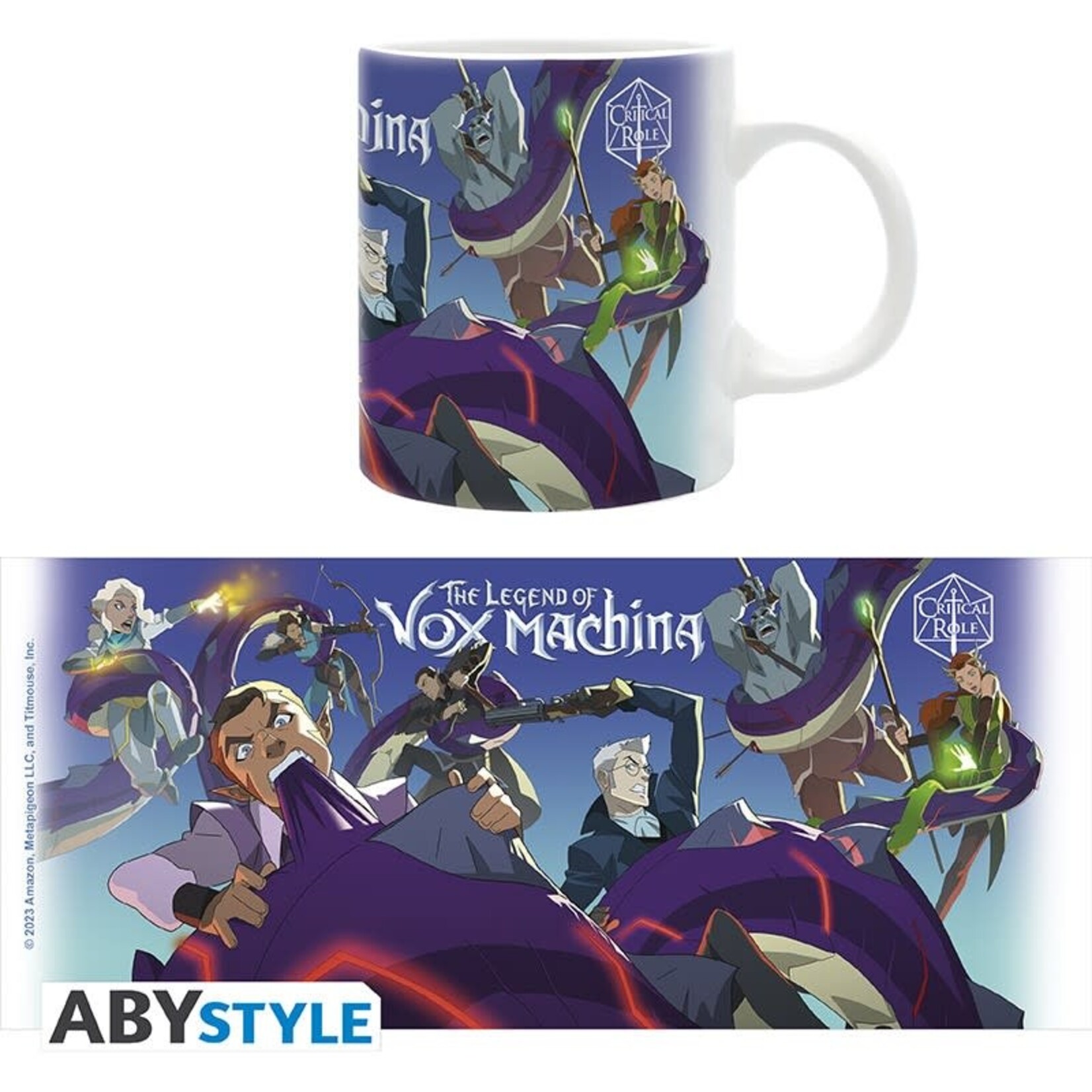 Abystyle THE LEGEND OF VOX MACHINA - Mug - 320 ml - Key Art