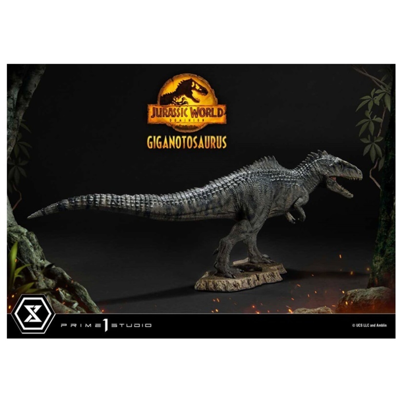 Prime 1 Studio Jurassic World Dominion Prime Collectibles Statue 1/10 Giganotosaurus Toy Version 22 cm