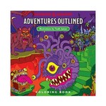 Wizards of the Coast Dungeons & Dragons Adventures Outlined Coloring Book