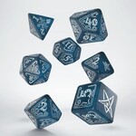 Q Workshop Call of Cthulhu Abyssal & white Dice Set