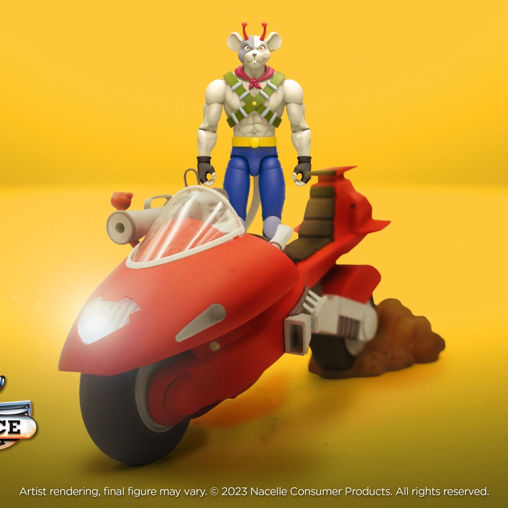 Nacelle Consumer Products Biker Mice From Mars Vehicle Vinnie's Radical Rocket Sled 25 cm Pre-Order 12/2024