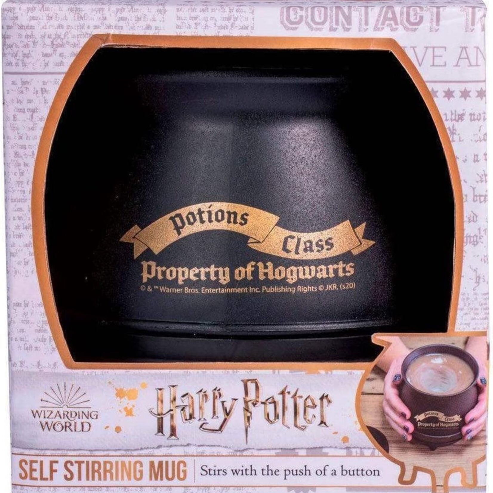 Blue Sky HARRY POTTER - Cauldron - 3D Mug + Self Stirring Bouton