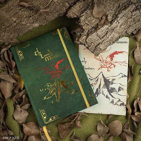 The Hobbit - Hard cover notebook - The Lonely Mountain