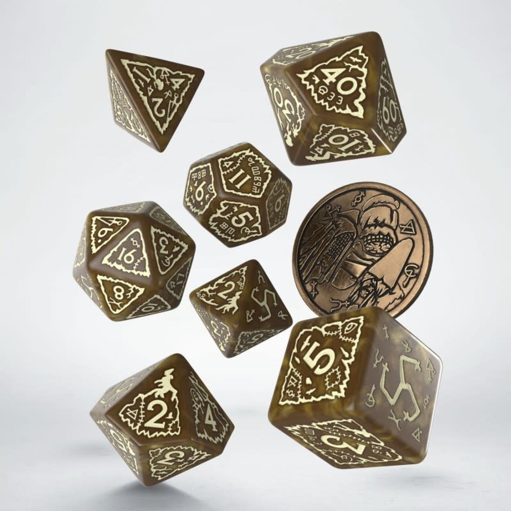 Q Workshop The Witcher Dice Set  Crones - Weavess