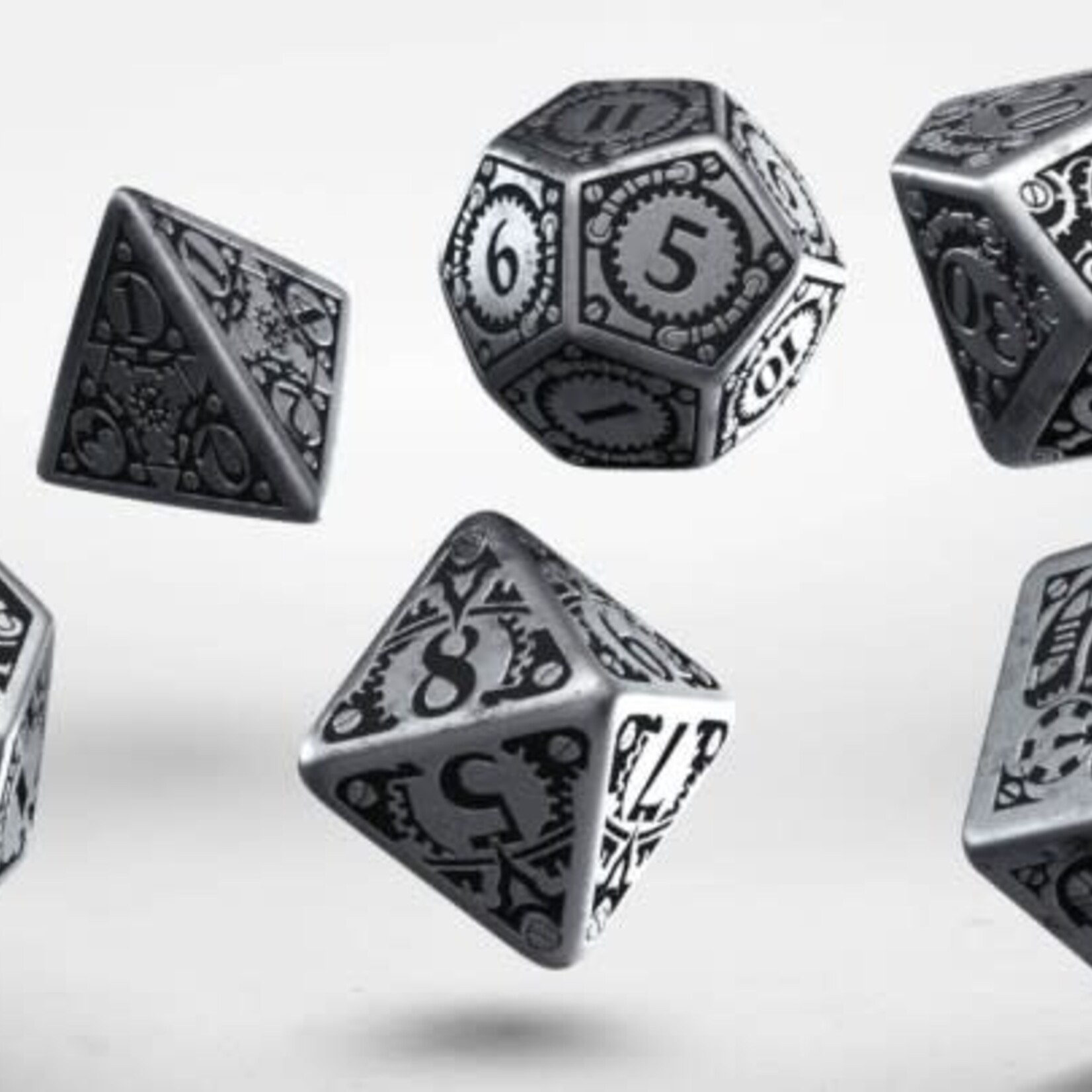 Q Workshop Metal Steampunk Dice Set