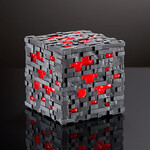 The Noble Collection Minecraft - Redstone Ore Illuminating Collector Replica