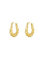 Bo Twist Earrings Gold