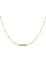 Jade Necklace Gold