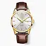 Olevs Aurel Blanc – herenhorloge met leren band en minimalistisch design