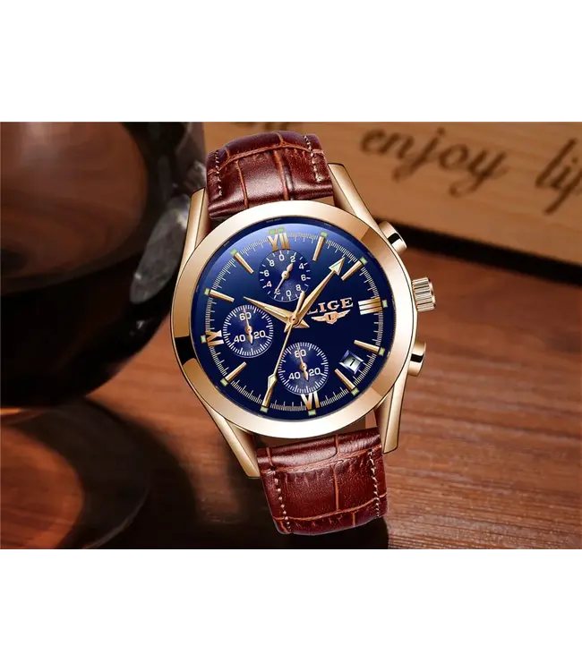 Lige Luxe Herenhorloge Rosé