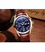 Lige Luxe Herenhorloge Rosé   - Gratis Armband bij elke bestelling (twv €29,95)