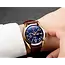 Lige Luxe Herenhorloge Rosé  (Blauw/Zwart/Wit)