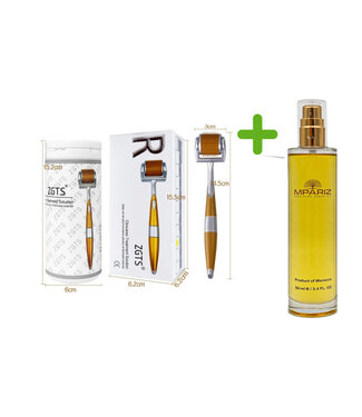 Mpariz Derma Roller (+ Argan Olie 100ml)