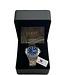 Olevs Luxe Herenhorloge Zilver Blauw - Gratis Armband bij elke bestelling (twv €29,95)